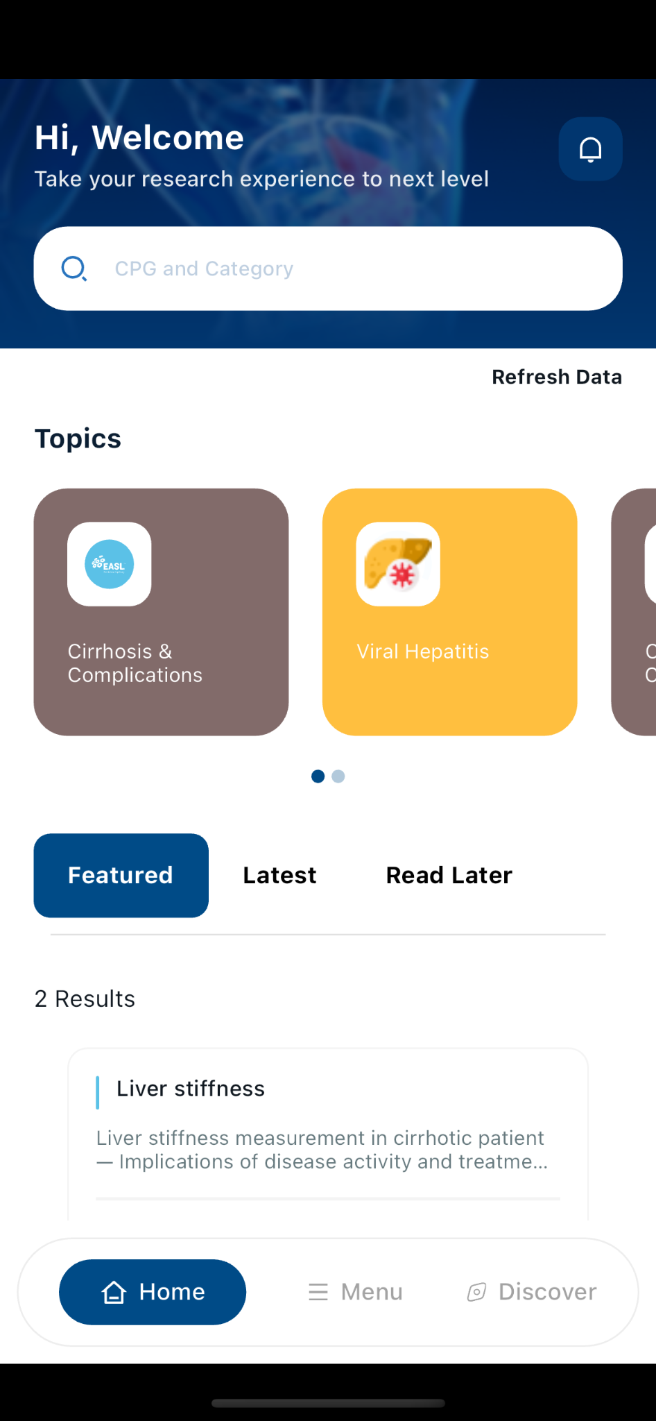 EASL App Screenshot 1