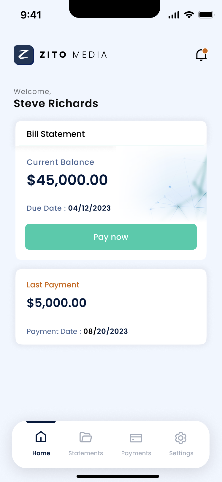 Zito App Screenshot 1